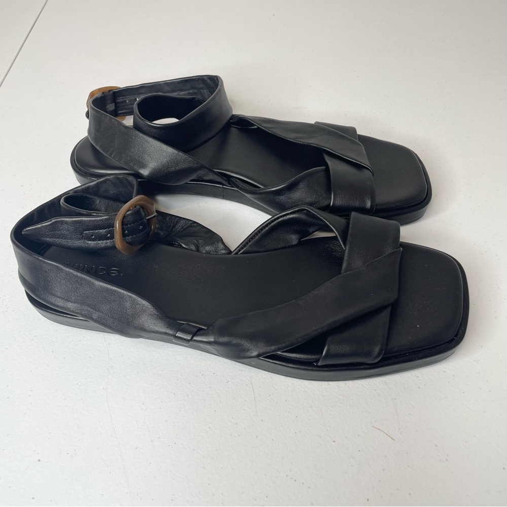 Vince “Reza” sandal in Black Size 39.5 / US 9 -9.5 - Picture 11 of 12